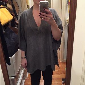 H&M Grey Tunic Sweater